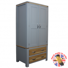 Modern 2 Door 2 Drawer Wardrobe